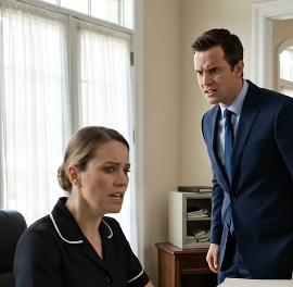 A millionaire opens the door to his office… and can’t believe what he sees…