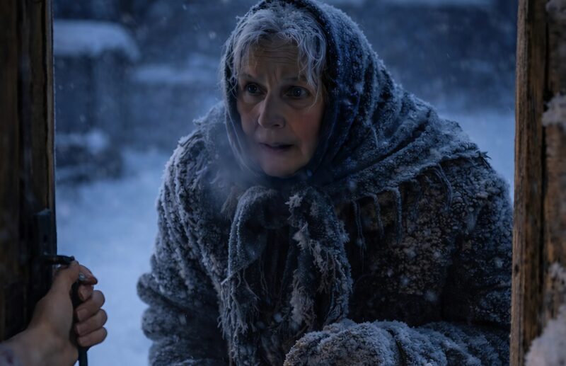 Hajnali kettőkor egy ismeretlen idős nőnek nyitottam ajtót mankóval és egy hatalmas táskával, pedig egyedül voltam a házban négy gyerekkel – és reggel igazi horror várt rám.