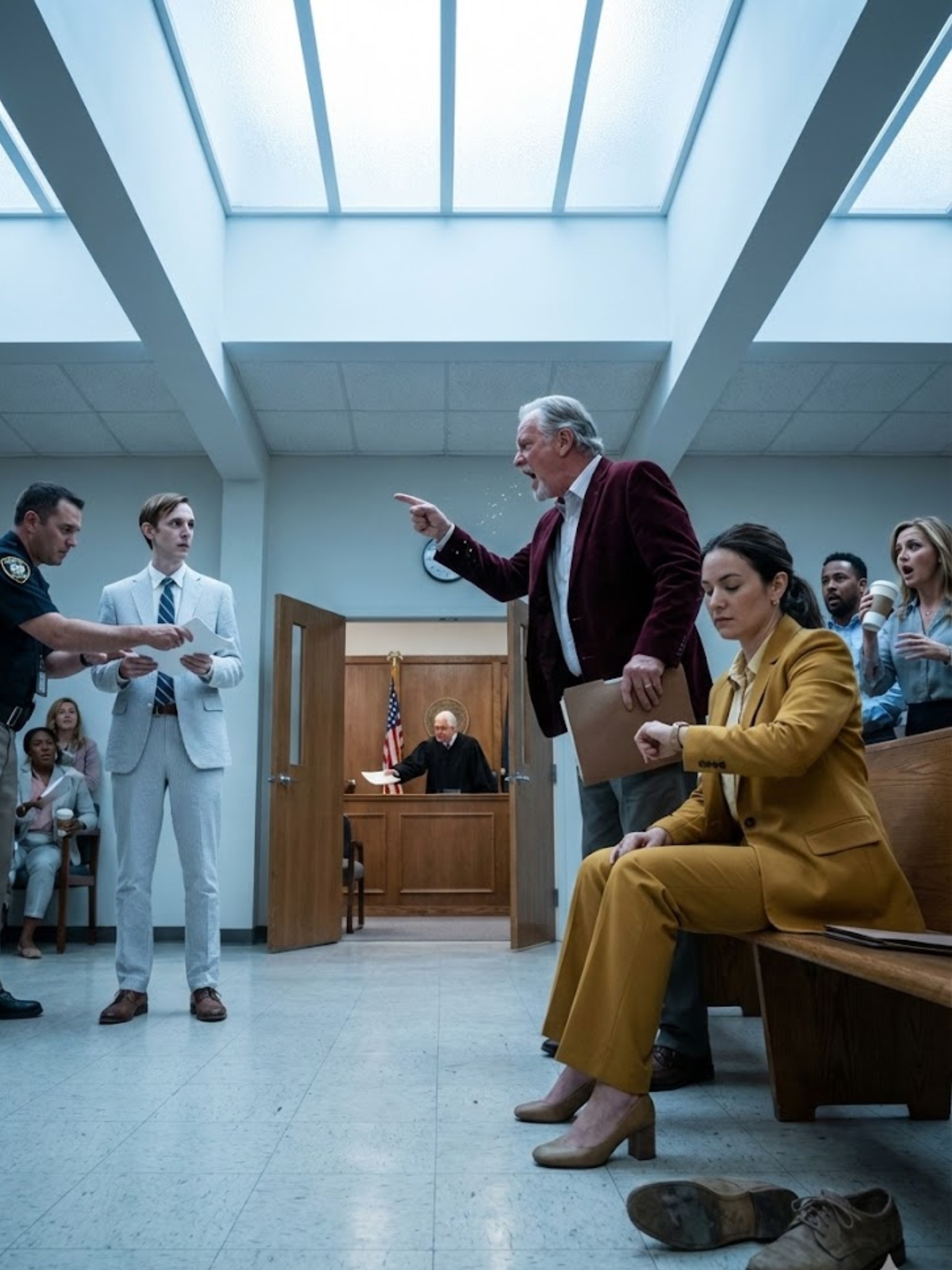 APÁM FELÁLLT A BÍRÓSÁG ELŐTT, ÉS KIABÁLT, HOGY „SZELLEMILEG INKOMPETENS” VAGYOK – EGY CSAVARÓ EGY CIPŐSDOBOZ LAKÁSBAN FÉRJ, KARRIER NÉLKÜL –, ÉS HOGY VÉSZHELYZETI GYÓGYNÖKSÉGRE SZÜKSÉGE VAN, HOGY „MEGMENTSE” A VAGYONKEZELŐI ALAPOMAT, MIELŐTT TÖNKRE TEHETEM. NEM VITATKOZTAM. NEM SÍRTAM. CSAK CSENDBEN ÜLTEM, KEZEKET ÖSSZEKUKOZVA, ÉS AZ ÓRÁMAT NÉZTEM, MINTHA VONATRA VÁRNÁM. 10:02, PONTOSAN A MEGRENDELÉS SZERINT. FOLYTA TOVÁBB – GÚNYOLTA AZ „OLCSÓ ÖLTÖNETEMET”, A „KOPOTT CIPŐMET”, MÉG AZ ÉPÜLETET IS, AMIRŐL AZT HISZTETTE, HOGY BÉRELEK –, AMÍG A BÍRÓ ELŐRE NEM HAJOLT ÉS FELTETT EGY HÁROM HÁROMÍTÓ KÉRDÉST: „TÉNYLEG NEM TUDJA, KI Ő, UGYE?” A SZOBÁBAN AZ ÜGYVÉDE LÉLEGZETE MEGMEGRADULT, AMIKOR A BÍRÓ EGYETLEN DOKUMENTUMOT NYÚJTOTT NAGYON GYORSAN KIFOLYT AZ ARCA SZÍNE, HOGY AZT HISZEM, ELÁJUL. AZTÁN A BÍRÓ EGY PAPÍRDARABOT CSÚSZTOTT A TÖRZSPANNON APÁM FELÉ… ÉS ÖNELÉGZETT ÖNBIZALMA VÉGRE MEGTÖRT, AMIKOR AZ ELSŐ SORT OLVASTOTTA… MERT EGYÁLTALÁN NEM A VAGYONKISZABÁLYOZÓI ​​ALAPOMRÓL SZÓLT…