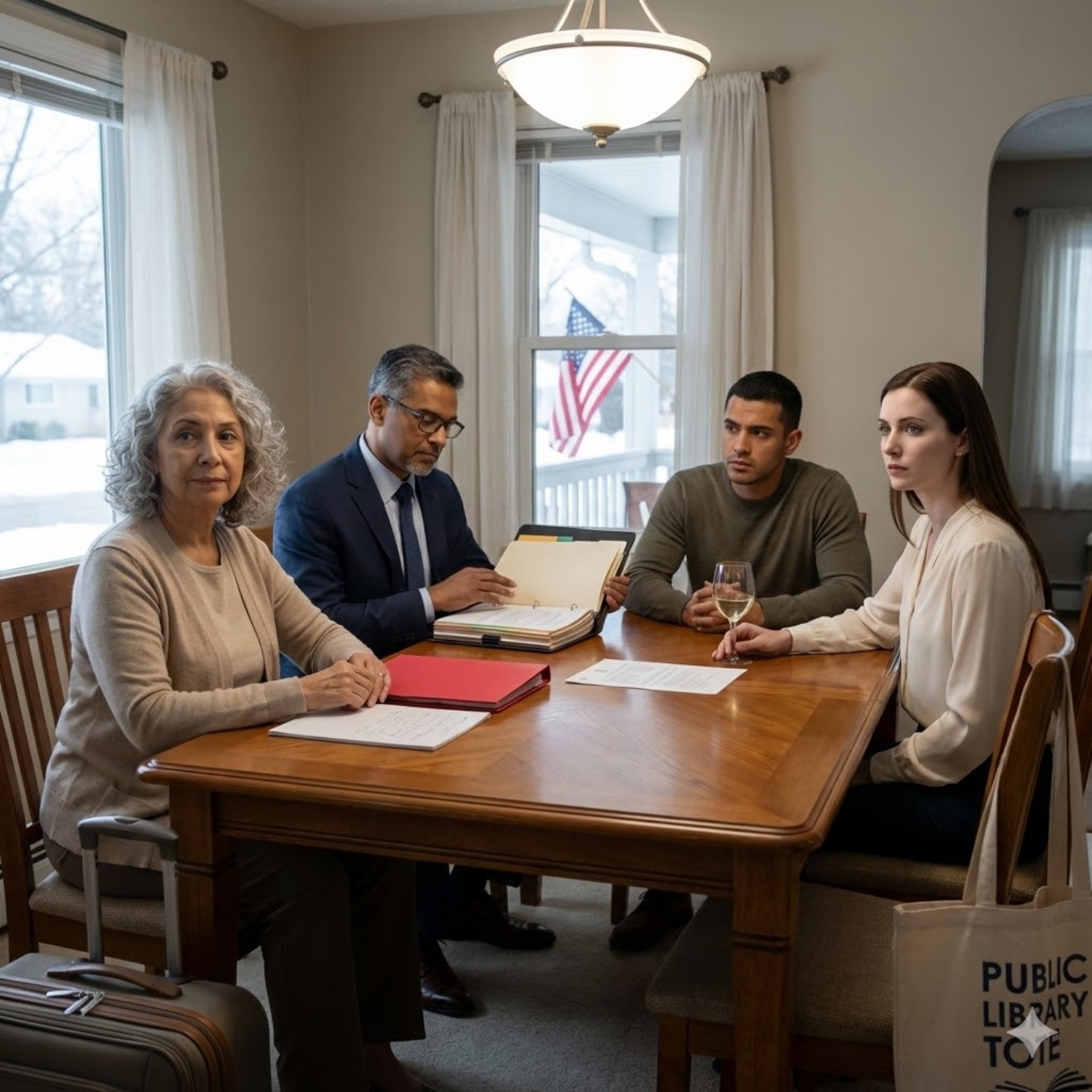 Miután visszatértem az utazásról, az összes holmimat az ajtó előtt találtam, a fiam üzenetével együtt: „Anya, ez a ház túl kicsi, nincs több helyem neked.” Így hát csendben beköltöztem a saját lakásomba, és félretettem a költözési terveimet. Az utána következő családi összejövetelen egy férfi, az ügyvédem ült mellettem. Senkinek sem volt fogalma arról, mi fog történni.