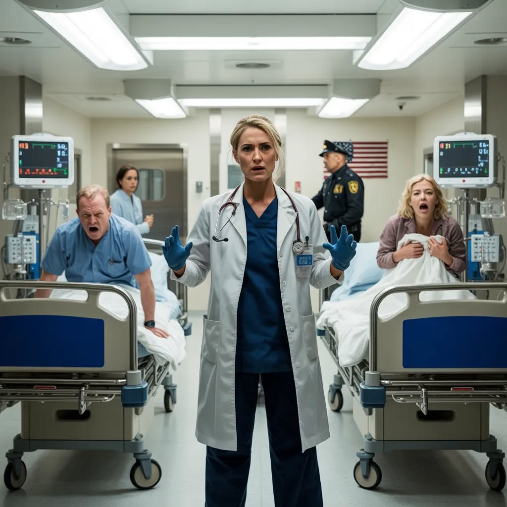 Éjféli műszakom alatt a kórházban két beteget vittek be a sürgősségire. Meglepetésemre a férjem és a sógornőm voltak. Nyugodtan elmosolyodtam, és olyat tettem, amire senki sem számított.