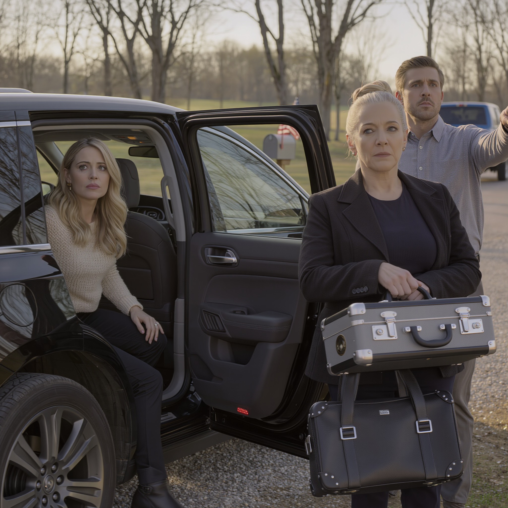 A férjem temetése után a fiam elvitt egy félreeső útra, és azt mondta: „Itt szállj le. A ház és az üzlet mostantól az enyém.” Ott álltam a porban, a táskámat szorongatva, miközben ő hátra sem nézve elhajtott. Se telefon. Se pénz. És ekkor jöttem rá – nem vagyok egyedül. Szabad vagyok… De fogalma sem volt, mit tettem, mielőtt az apja meghalt…