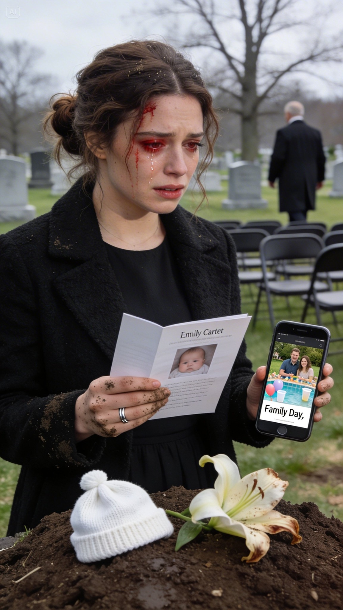 A szüleim a bátyám medencepartija kedvéért kihagyták a babám temetését, mondván: „Ez csak egy baba. A bátyád partija az első.” Egyedül helyeztem örök nyugalomra a gyerekemet. Soha nem találták ki, mit fogok ezután tenni…