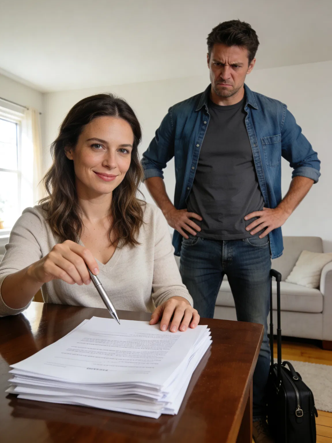 A férjem felhívott, miközben dolgoztam, és azt mondta: „Most örököltem dollármilliókat. Pakold össze a bőröndödet! Azonnal tűnj el a házamból!” Mire hazaértem, a válási papírok készen álltak. Minden oldalt elolvastam, remegés nélkül aláírtam, visszatettem a tollat ​​az asztalra, és elmosolyodtam: „Sok szerencsét… szükséged lesz rá.”