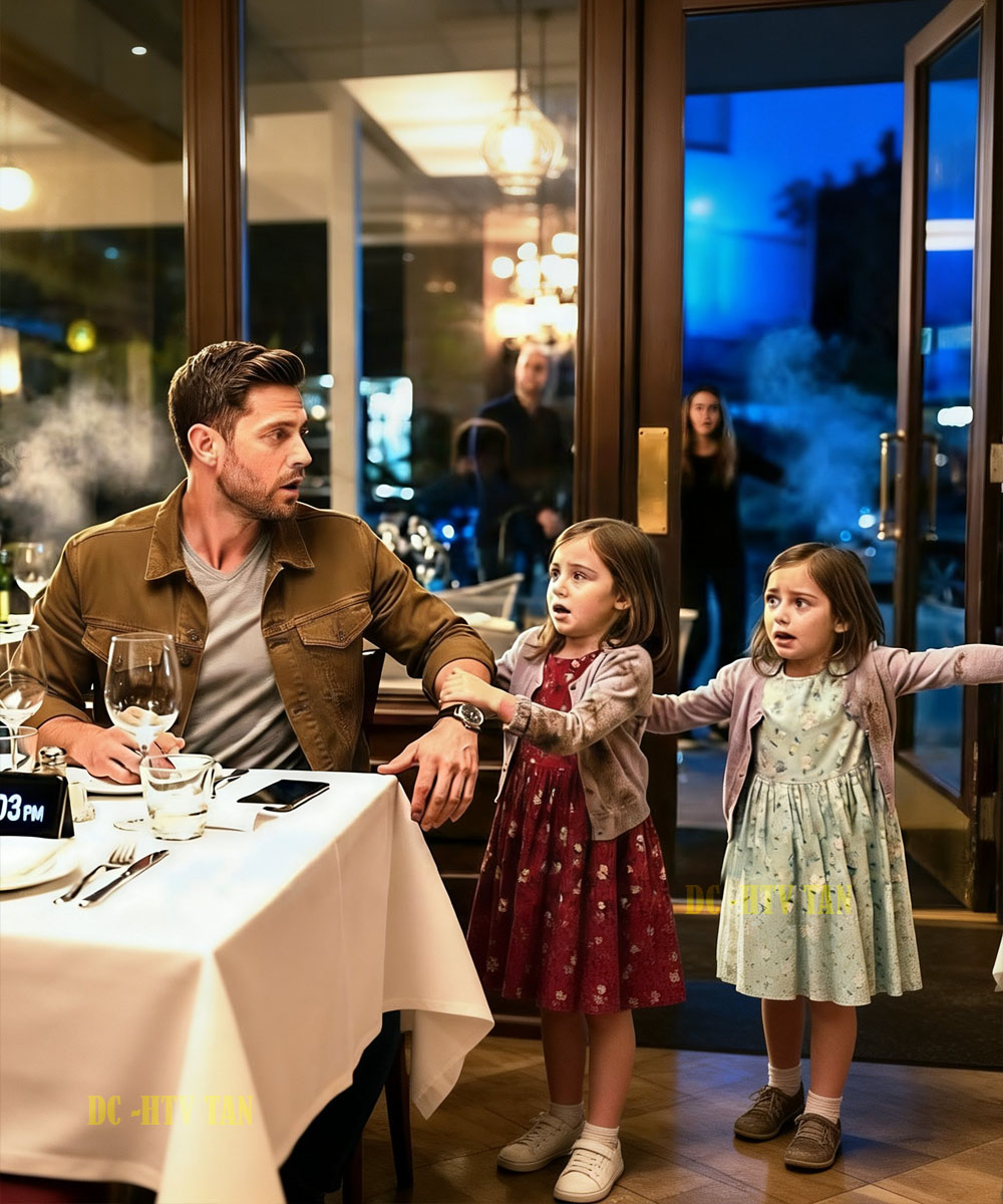 Egy férfi randiján felállították – mígnem az ikrek be nem törtek, és azt kiabálták: „Segítség! Bántják az anyukánkat!”