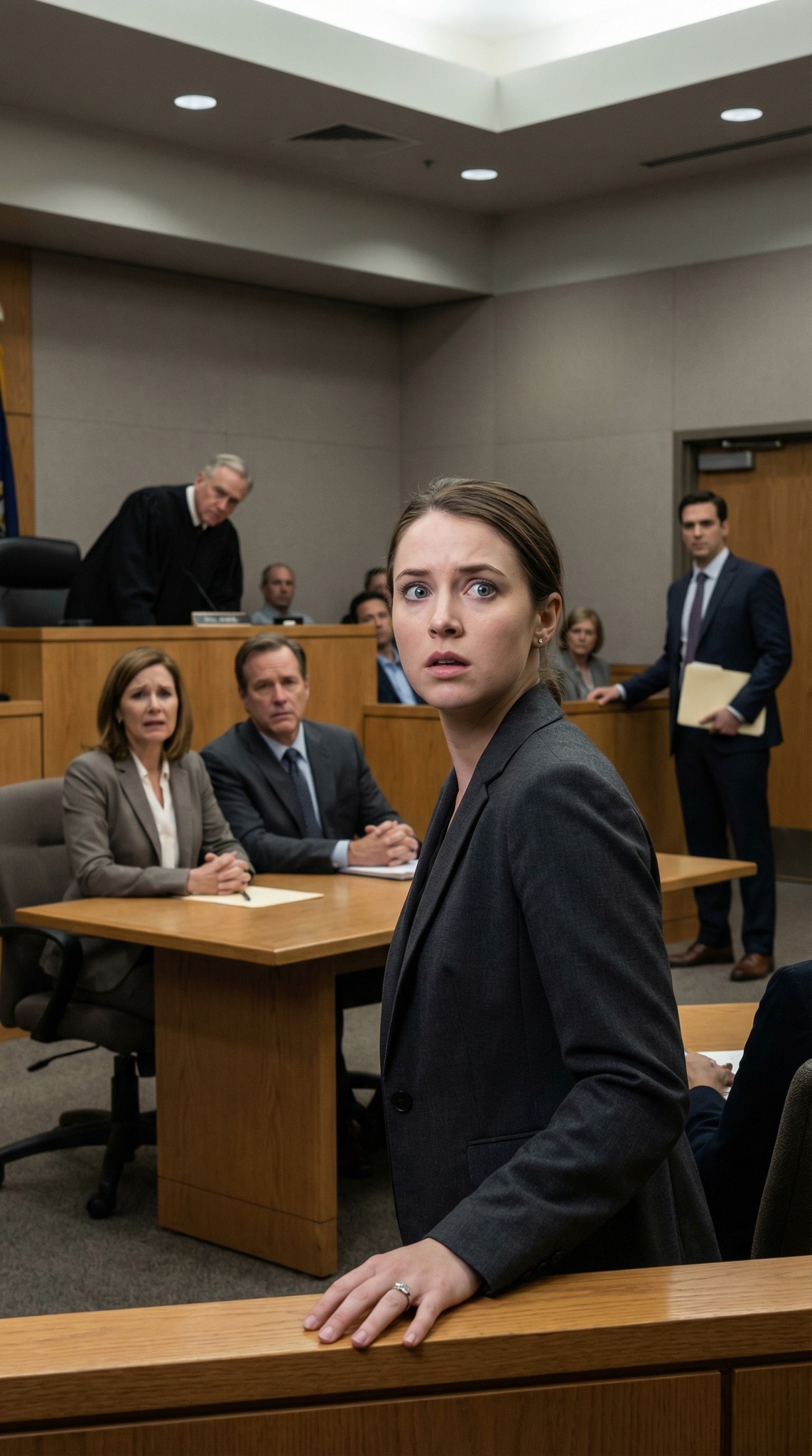 Nagyapám gyűrűje még mindig hideg volt az ujjamon, miközben beléptem a tárgyalóterembe – és a szüleim tekintete forróbb volt, mint valaha. Évekig nem törődtek velem, de most azt vicsorgatták: „Az a tulajdon a miénk.” Az ügyvédjük vigyorgott. „Csalásért perelünk.” Majdnem felnevettem. Aztán a bíró felnézett, sápadtan, és suttogta: „Várjunk… a vádak ön ellen?” A terem mintha megremegett volna. Mert tudta, ki vagyok…