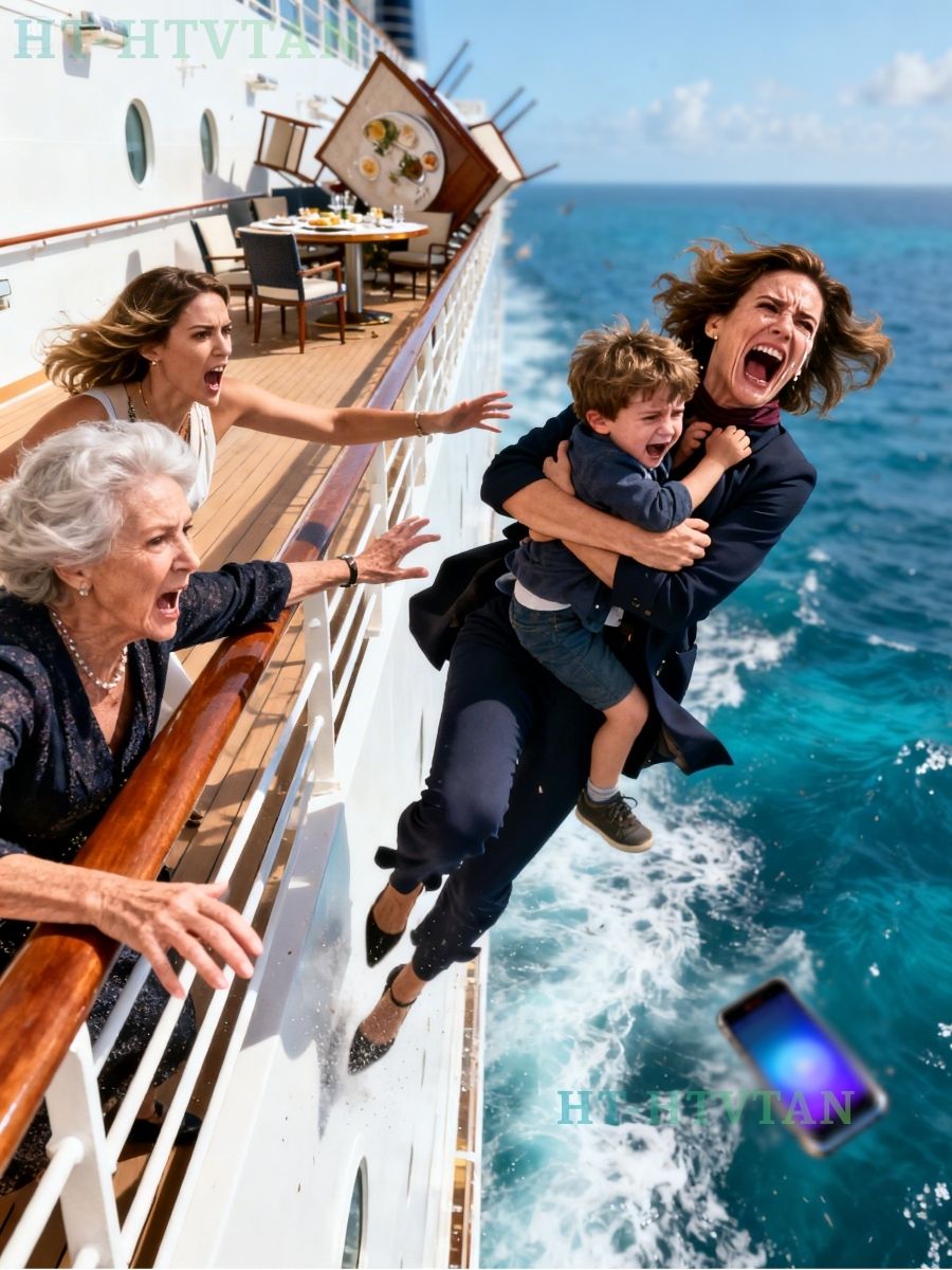 A szüleim magánhajóján engem és az ötéves fiamat hirtelen hátulról meglöktek. Megfordultam, és anyám halkan azt mondta: “Kitöröllek… mintha soha nem is léteztél volna.” A nővérem vigyorogva suttogta: “Viszlát, haszontalanok!” Szorosan tartva a fiamat, a tengerbe estem. Órákkal később…