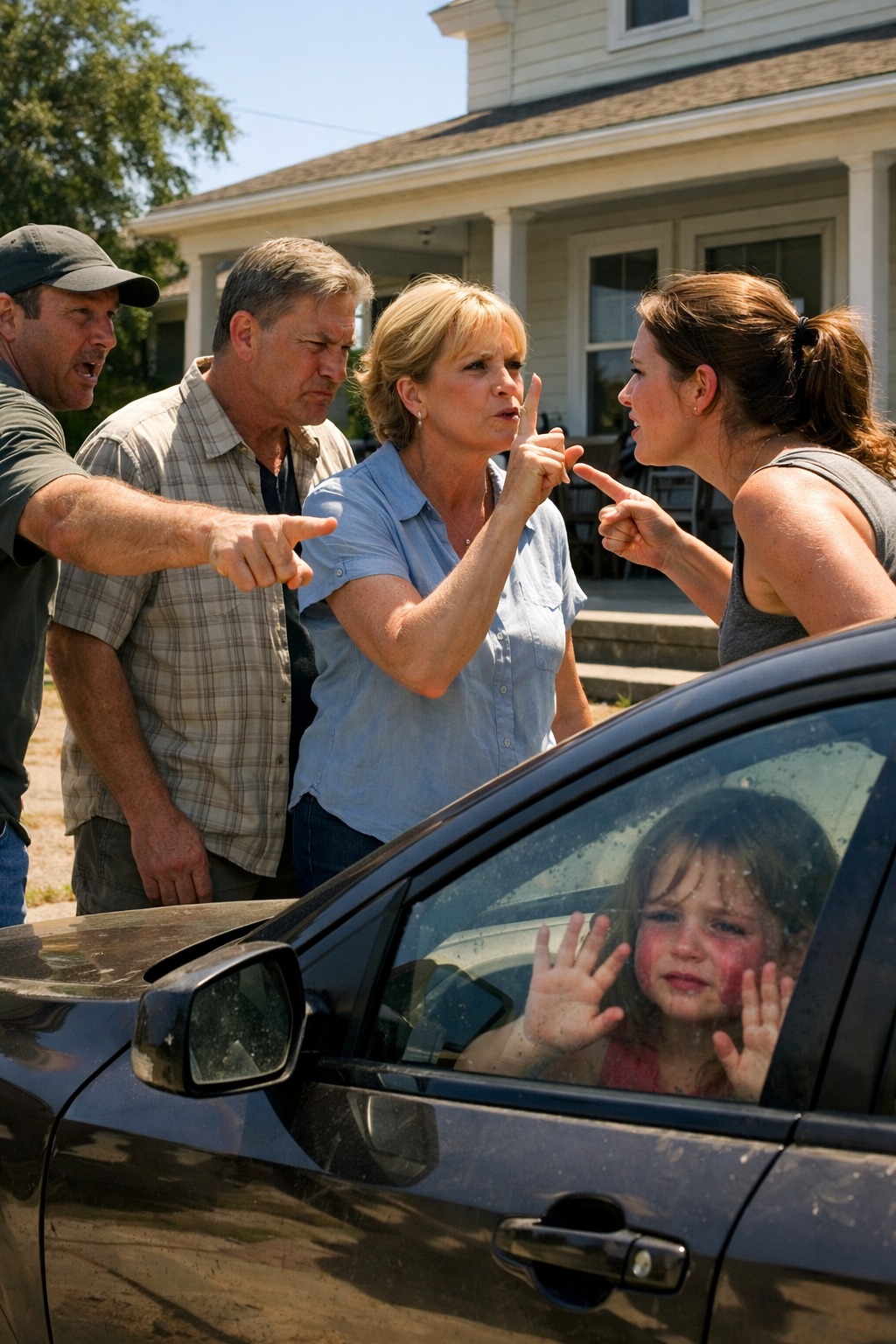 A szüleim 3 órára bezárt autóban hagyták a 6 éves lányomat. Én ellenük fordultam.