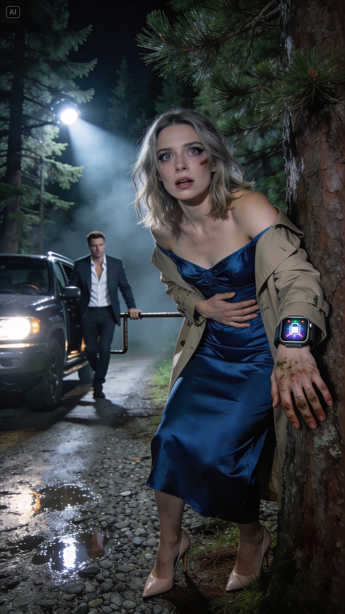 Vacsora után hirtelen szörnyen rosszul éreztem magam. „Várj, drágám, elviszlek a kórházba” – mondta a férjem. De aztán befordult egy földútra, és azt suttogta: „Megmérgeztem az ételedet. Csak 30 perced van. Szállj ki a kocsiból!” Egyedül maradtam az út szélén, azt hittem, vége. De aztán…