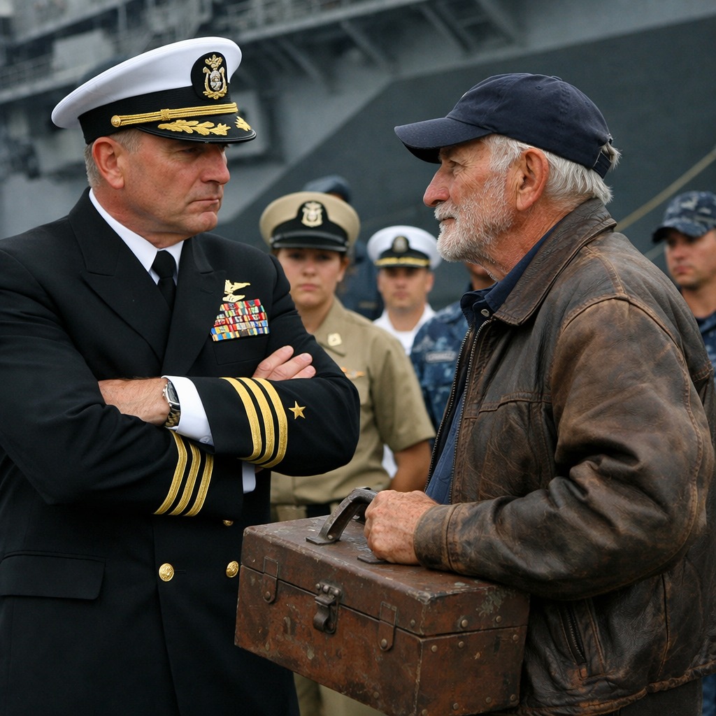 A mérnökök nem tudták újraindítani a halott hajót – amíg az admirális nem hozott egy elfeledett haditengerészeti veteránt…