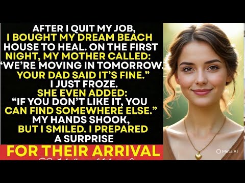 Miután felmondtam, megvettem álmaim tengerparti házát, hogy felépüljek. Már az első este felhívott anyám, és azt mondta: „Holnap beköltözünk. Apád azt mondta, hogy minden rendben.” Én megmozdultam. Aztán hozzátette: „Ha nem tetszik, találhatsz máshol.” Remegett a kezem, de azért mosolyogtam. Mert reggelre már elkészítettem egy meglepetést az érkezésükre.