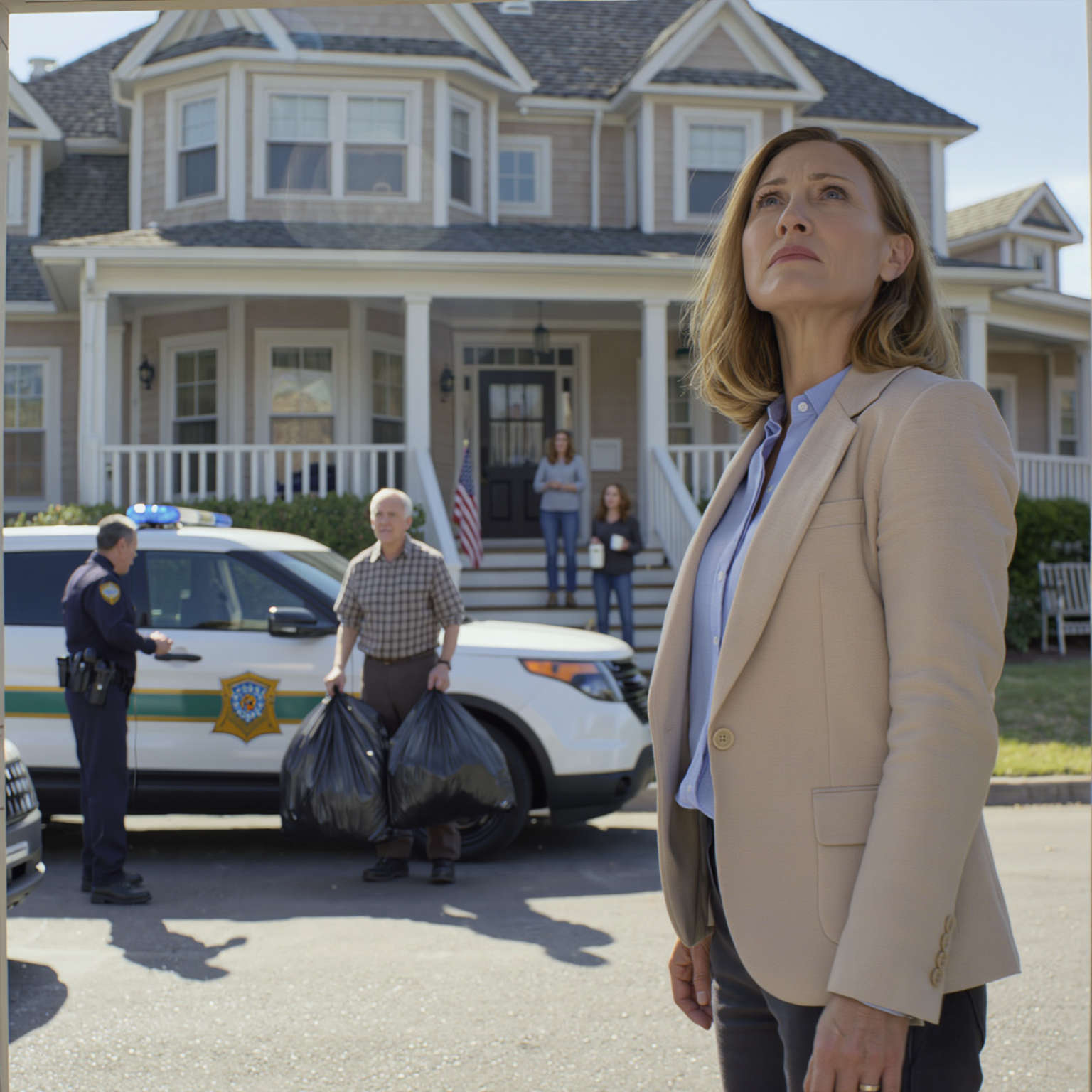 A férjem azt mondta: „Írd alá ezeket, vagy tűnj el innen.” Így hát aláírtam, levettem a gyűrűmet, otthagytam a kulcsokat az asztalon… és kimentem a házból, amiről a zárt amerikai környékünkön mindenki azt gondolta, hogy együtt fogunk megöregedni. Tizenkét órával később mezítláb állt a ház előtti gyepen, szemeteszsákokkal a kezében, és egy levelet bámult, ami a „győzelmét” élete legrosszabb éjszakájává változtatta.