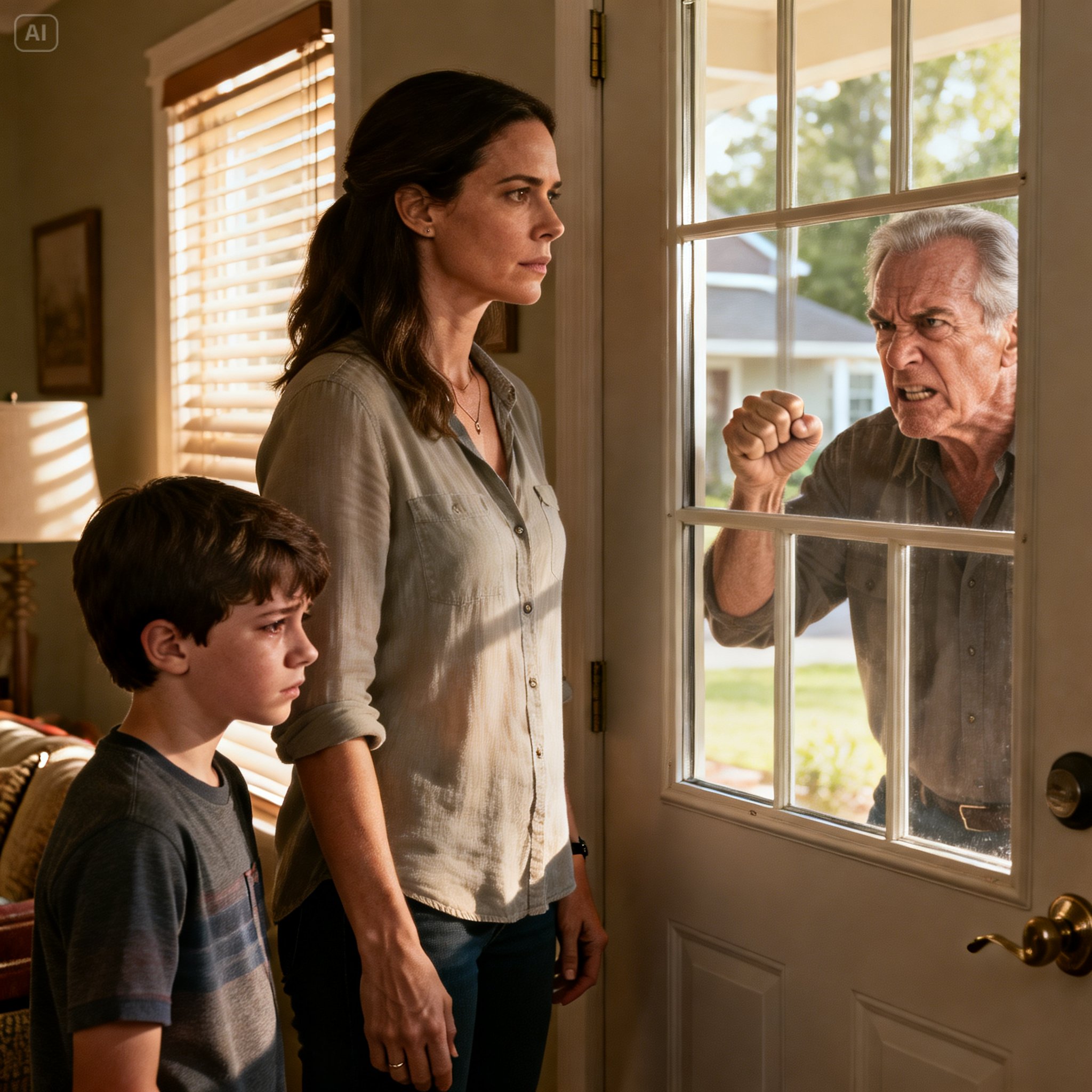 Anya azt írta: „Nem tudjuk elhozni a fiad születésnapját. Szűk hónap.” Azt válaszoltam: „Semmi gond.” Másnap este megláttam a fotókat. Ugrálóvár, ami ajándékok hegyeit kínálja a nővérem gyerekeinek. A fiam azt suttogta: „Mindig van pénzük rájuk.” Egy szót sem szóltam. Egyszerűen lemondtam. Reggel 8:47-kor apám annyira erősen kopogott, hogy remegtek az ablakok.