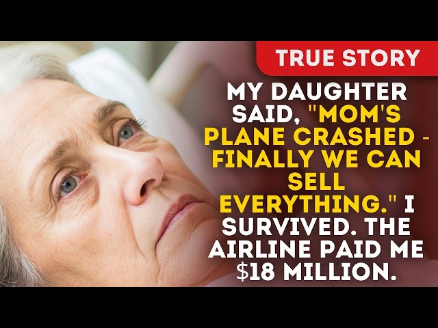 A lányom azt mondta: „Anya repülőgépe lezuhant – végre mindent eladhatunk.” Túléltem. A légitársaság –