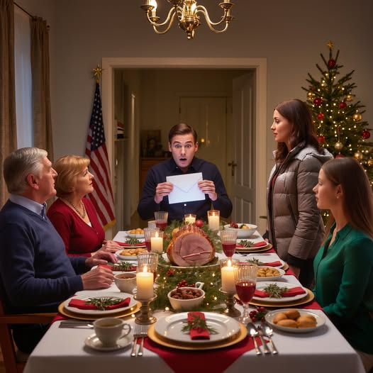 Karácsony napján a férjem azt mondta: „Hol voltál? Az egész családom itt ül már egy órája, és az asztal még mindig nincs megterítve.” Fogalma sem volt, hogy amit mondani fogok, az mindent megváltoztat majd az asztalnál.