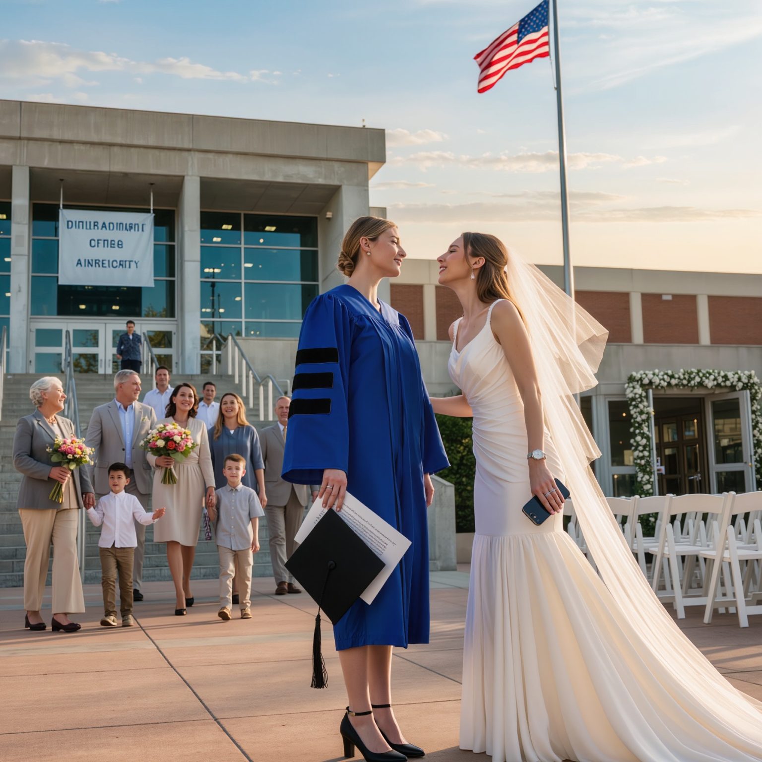A húgom a ballagásom napjára tűzte ki az esküvőjét. Megkapta a kívánt figyelmet… Amíg meg nem látott engem átsétálni a színpadon.
