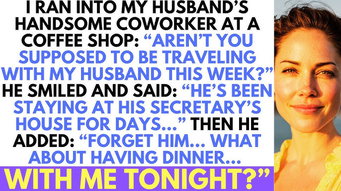 Összefutottam a férjem jóképű munkatársával egy kávézóban. „Nem kéne ezen a héten a férjemmel utaznod?” Elmosolyodott, és azt mondta: „Napok óta a titkárnőjénél lakik…” Majd hozzátette: „Felejtsd el… Mi lenne, ha ma este vacsoráznál… VELEM?”