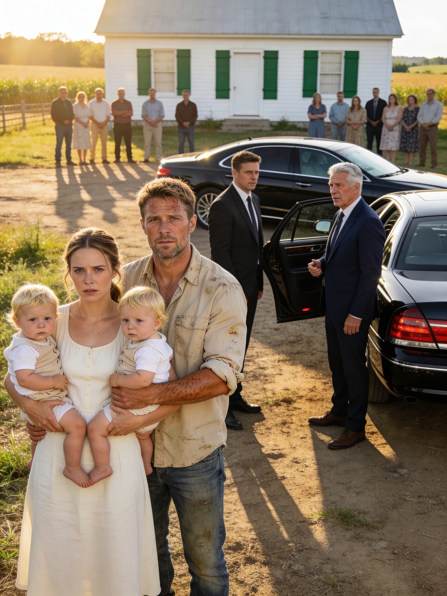 36 évesen feleségül vettem egy koldusasszonyt, aki később két gyermeket szült nekem – mígnem egy napon megérkezett három luxusautó, és felfedte a valódi kilétét, megdöbbentve az egész falut…