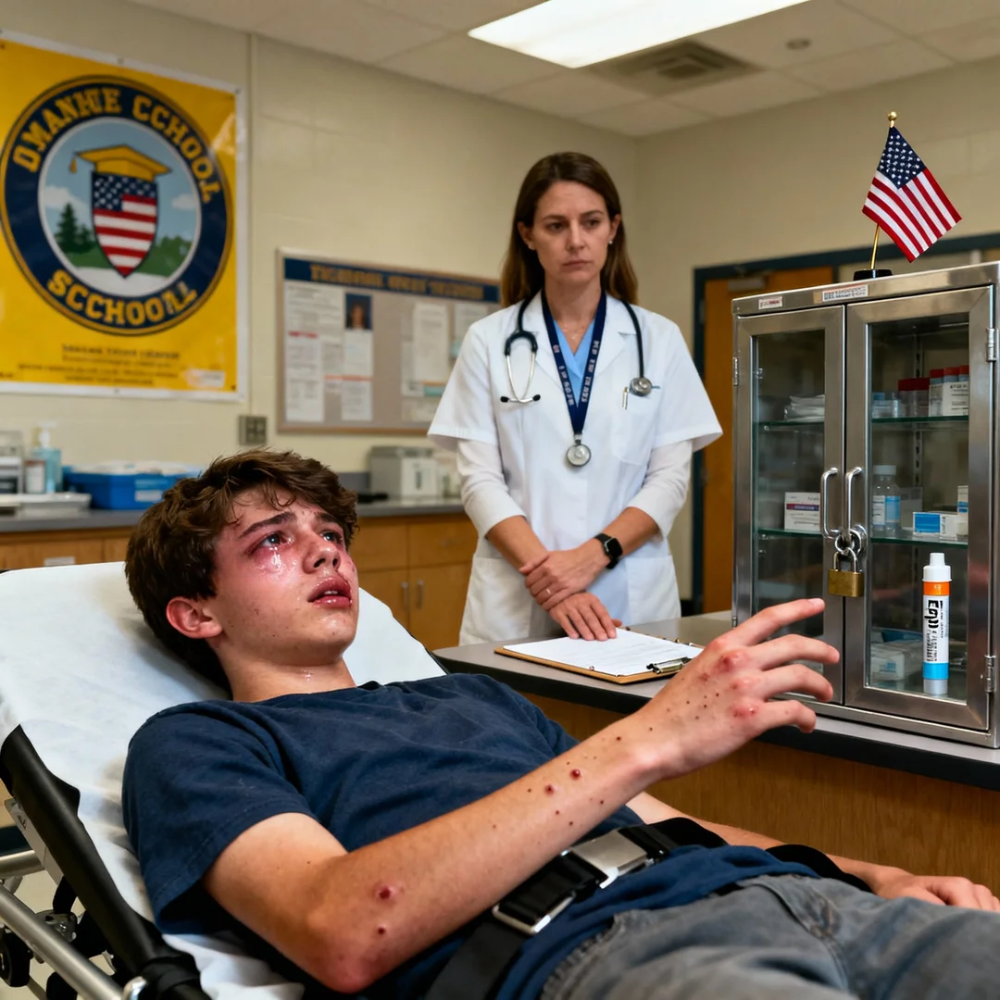 A karkötőmön az állt, hogy „súlyos allergia – most EpiPen”, de az iskolai nővér bezárta a táskámat, adott Benadrylt, és nézte, ahogy abbahagyom a légzést, amíg egy tanár ki nem hívta a 911-et…