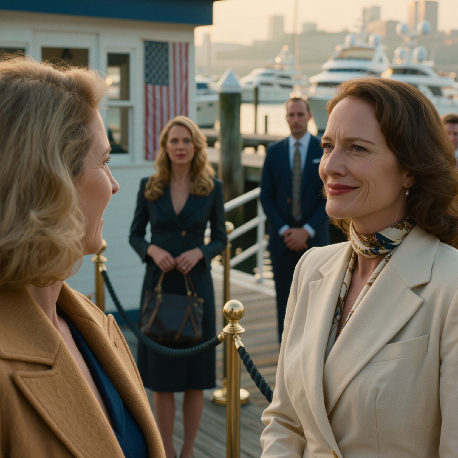 A férjem húga azt mondta: „Nem a helyed ezen a jachtkiránduláson.” A nevemet kihúzták a vendéglistáról, és a jógaoktatójára cserélték. A newporti beszállókapunál vigyorogva azt mondta, hogy „menjek haza”. Az egész család lesütötte a szemét, a férjem pedig csendben maradt. De abban a pillanatban, hogy elfordultam, egy legénységi tag kiáltott, és minden szempár felém szegeződött.