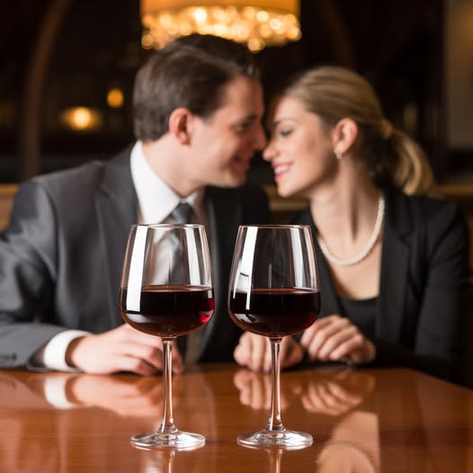 Családiasan ünnepeltük a házassági évfordulónkat egy előkelő étteremben. Amikor kimentem a mosdóba, megpillantottam a férjemet, amint valamit csinál az italommal. Amikor visszaértem, csendben poharat cseréltem a húgával…