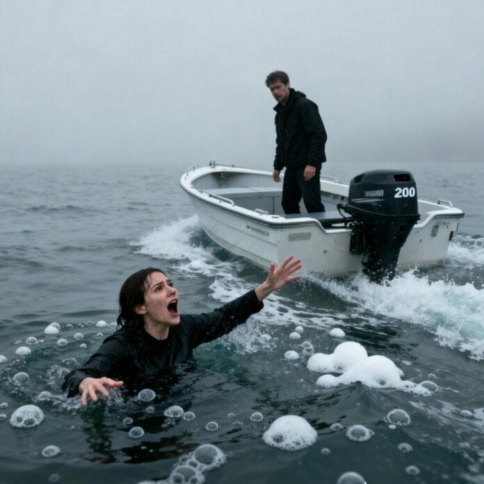 At sea, my brother-in-law pushed me overboard, yelling, “Swim or d.i.e.” The next morning, He didn’t know I was waiting with the fishermen at the lawyer’s office…