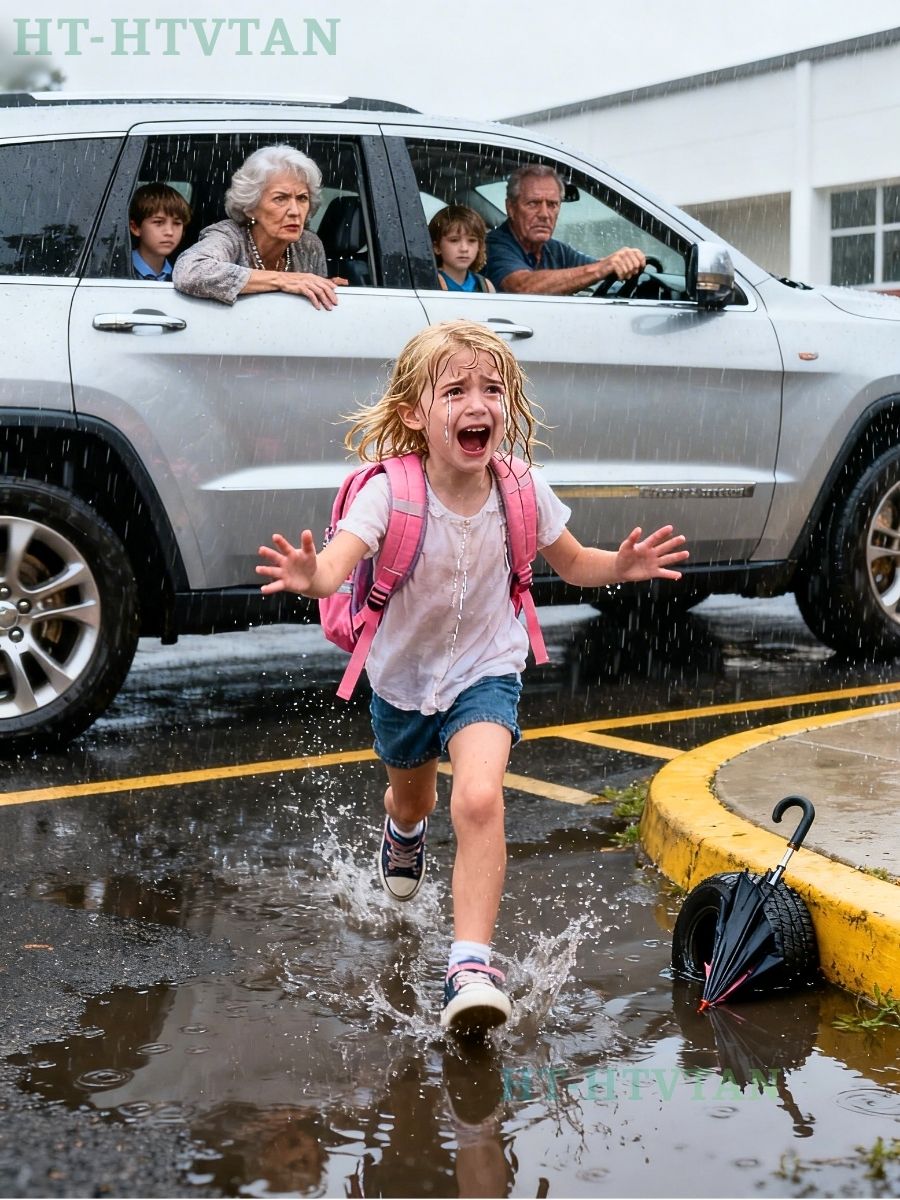 Az iskolai kocsifelszállásnál a szüleim a nővérem gyerekeivel egyenesen a lányom elé hajtottak. Amikor a lányom odaszaladt az autóhoz, hogy hazavigyék őket, anya letekerte az ablakot, és azt mondta: „Gyere haza az esőben, mint egy kóbor állat.” A lányom könyörgött: „De nagymama, ömlik az eső, és kilométerekre van.” Egyszerűen elhajtottak, otthagyva a hatévesemet, aki átázva sírt…
