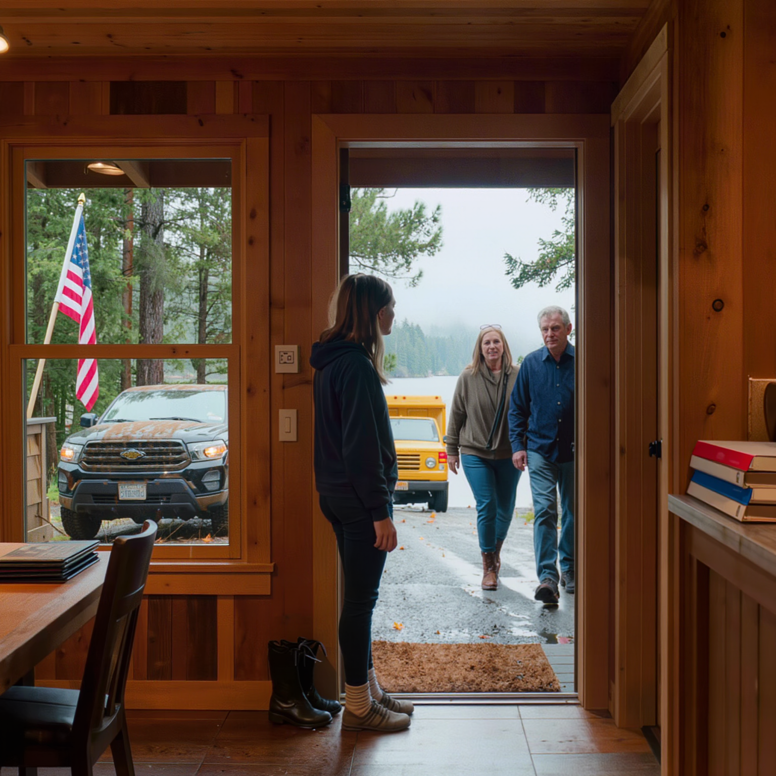 Miután felmondtam, megvettem álmaim tóparti házát, hogy felépüljek. De néhány nappal később anyám felhívott, és azt mondta: „Holnap beköltözünk – apád már azt mondta, hogy rendben van”, majd hidegen hozzátette: „Ha nem tetszik, kereshetsz máshol lakást.” Egy pillanatra megdermedtem, de nem vitatkoztam, és nem magyarázkodtam semmit. A kezem mozdulatlan maradt, egyszerűen csak mosolyogtam – és elkezdtem készíteni az „üdvözlő” lapot, kifejezetten az érkezésük napjára.