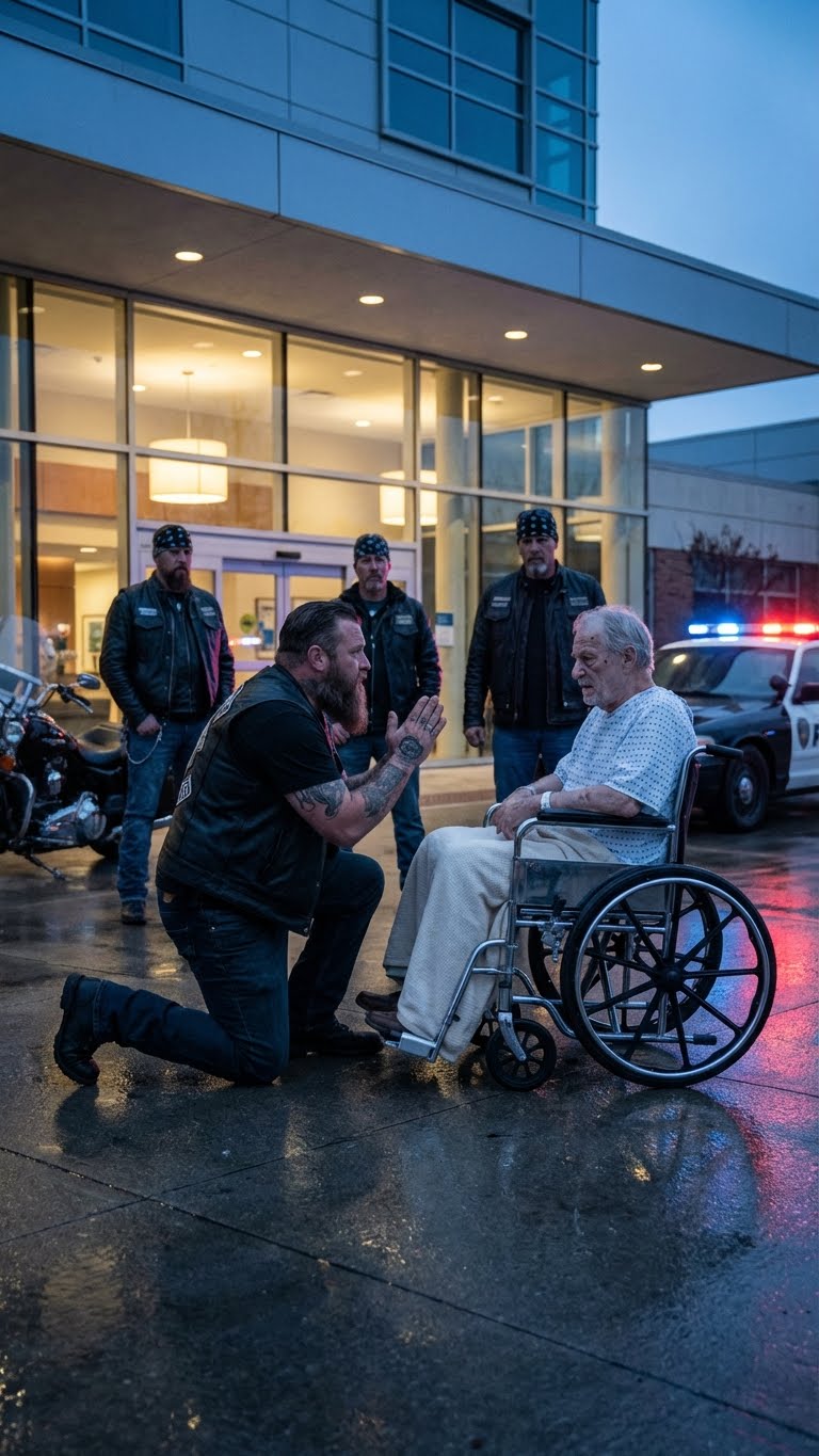 Egy motorosklub napkelte előtt érkezett a kórházhoz – Szirénák szólaltak meg, a rendőrség erőszakra készült, de amit ezek a bőrruhás férfiak művelni jöttek, az mindenkit megdöbbentett bent.