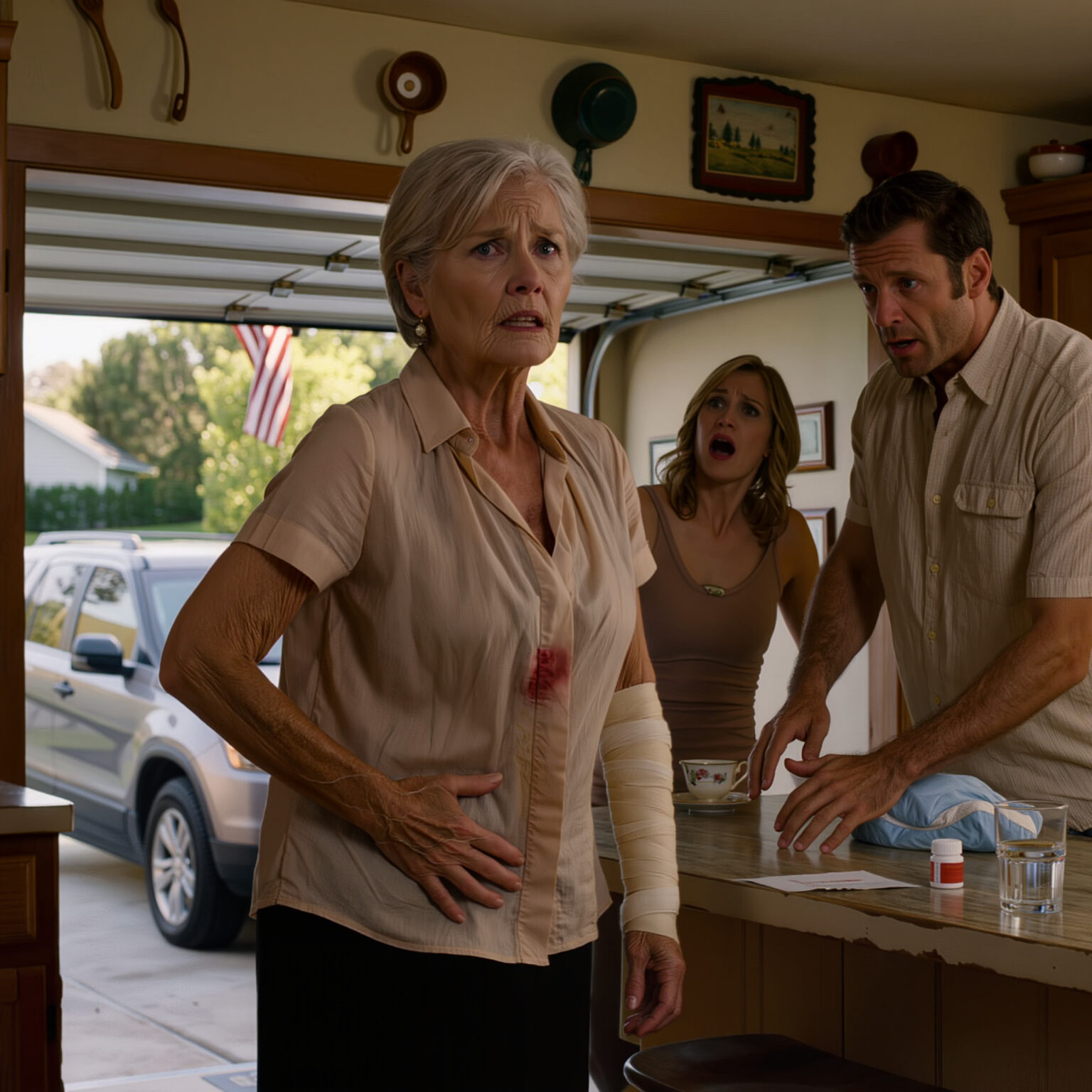 38 millió dollárt örököltem, és éppen autóval mentem, hogy elmondjam a fiamnak, amikor balesetet szenvedtem. Nem jött be a kórházba. Amikor felhívtam, azt mondta: „Nincs erre időm.” Hetekkel később megjelent a feleségével, hogy megkérdezzék, hogy vagyok. A felesége rám nézett és remegett. „Ó, Istenem… Tudta…”