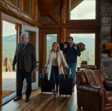 A menyem megjelent az aspeni faházamban bőröndökkel és egy furcsán hangzó mosollyal.