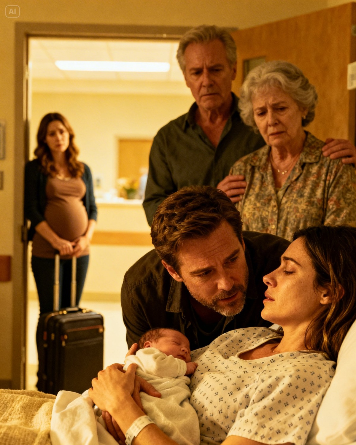 A férjem szeretőjével mindketten terhesek voltunk – az anyósom azt mondta: „Akinek fia születik, az maradhat.”