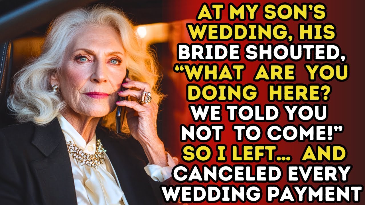 A fiam esküvőjén azt mondta, menjek el – ezért csendben visszavettem mindent, amit befektettem