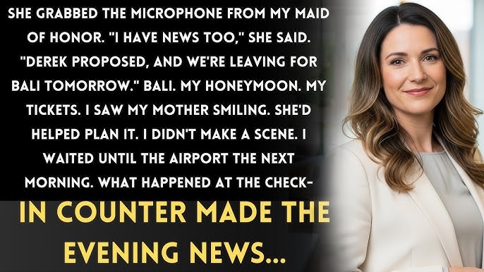 A nővérem bejelentette az eljegyzését az esküvői beszédem alatt – Használom a nászutas jegyeimet