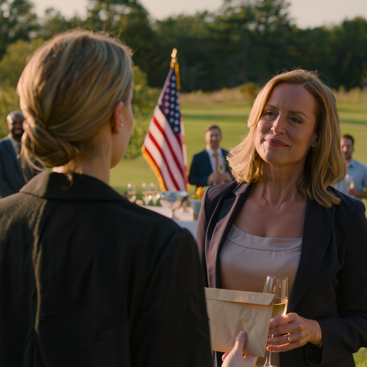 A külvárosi hátsó udvarban tartott ballagási bulimon anyukám ragyogó mosollyal megkocogtatta a poharát, és mindenkinek bejelentette: „Ideje elmondani az igazságot, örökbe fogadtuk, hogy pénzt keressünk vele.” A húgom kuncogott, apukám csak hátradőlt és vigyorgott. Nyugodtan felálltam, és előhúztam egy lezárt borítékot a kabátomból. Nem sírtam. Kinyitottam az újságot, pontosan egyetlen részt elolvastam, és az egész zsúfolt társaság hirtelen halálos csendbe burkolózott.