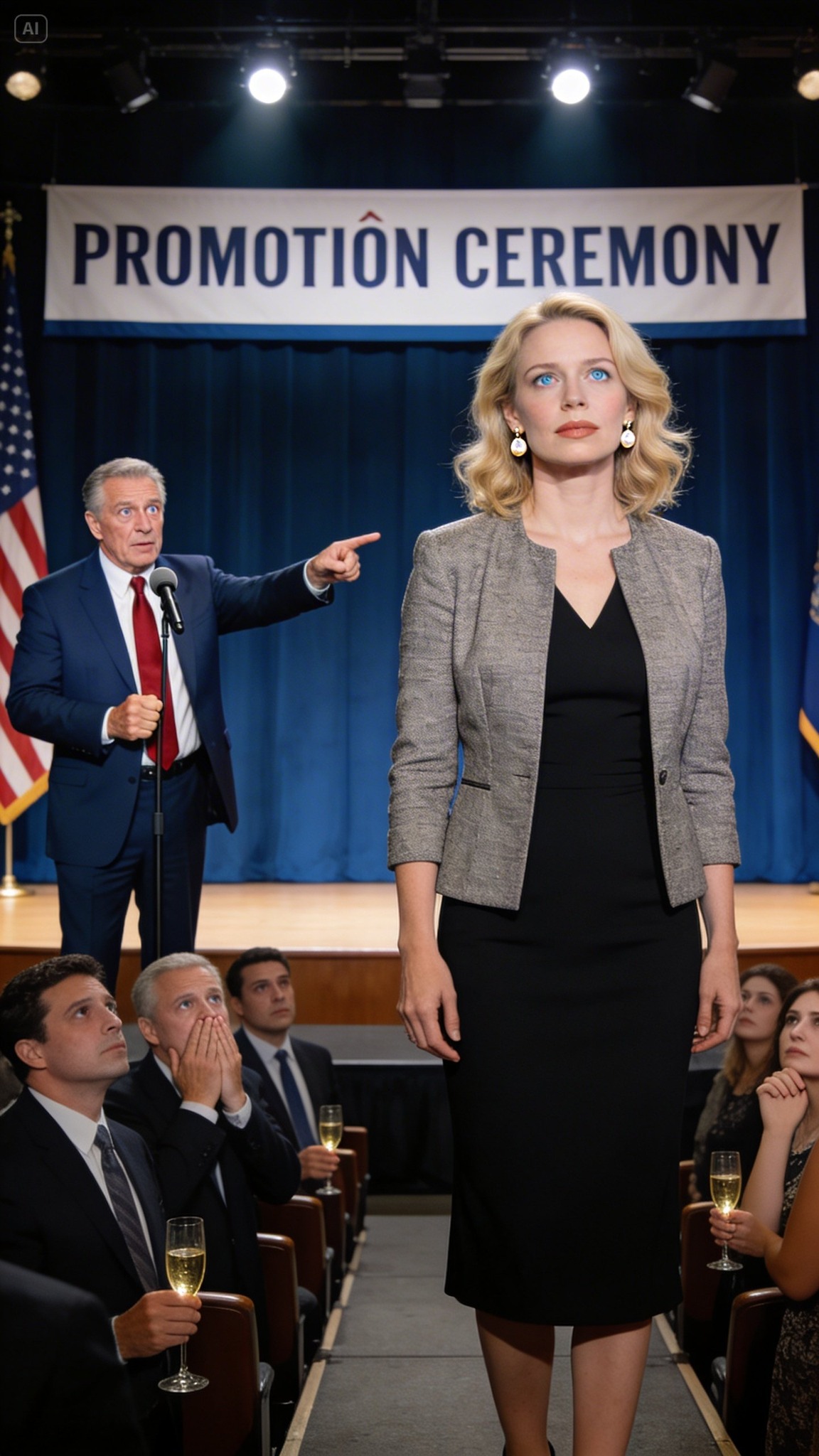 Úgy döntött, hogy „könnyebb özvegyembernek lenni”, mint bevallani, hogy kivel házasodott, ezért egy hazugsággal kitörölt engem a listáról, és részvétnyilvánításokat kért. A legnagyobb estéjén az egész cég előtt egyetlen bejelentéssel leleplezte az igazságot – és minden arc a teremben felém fordult.