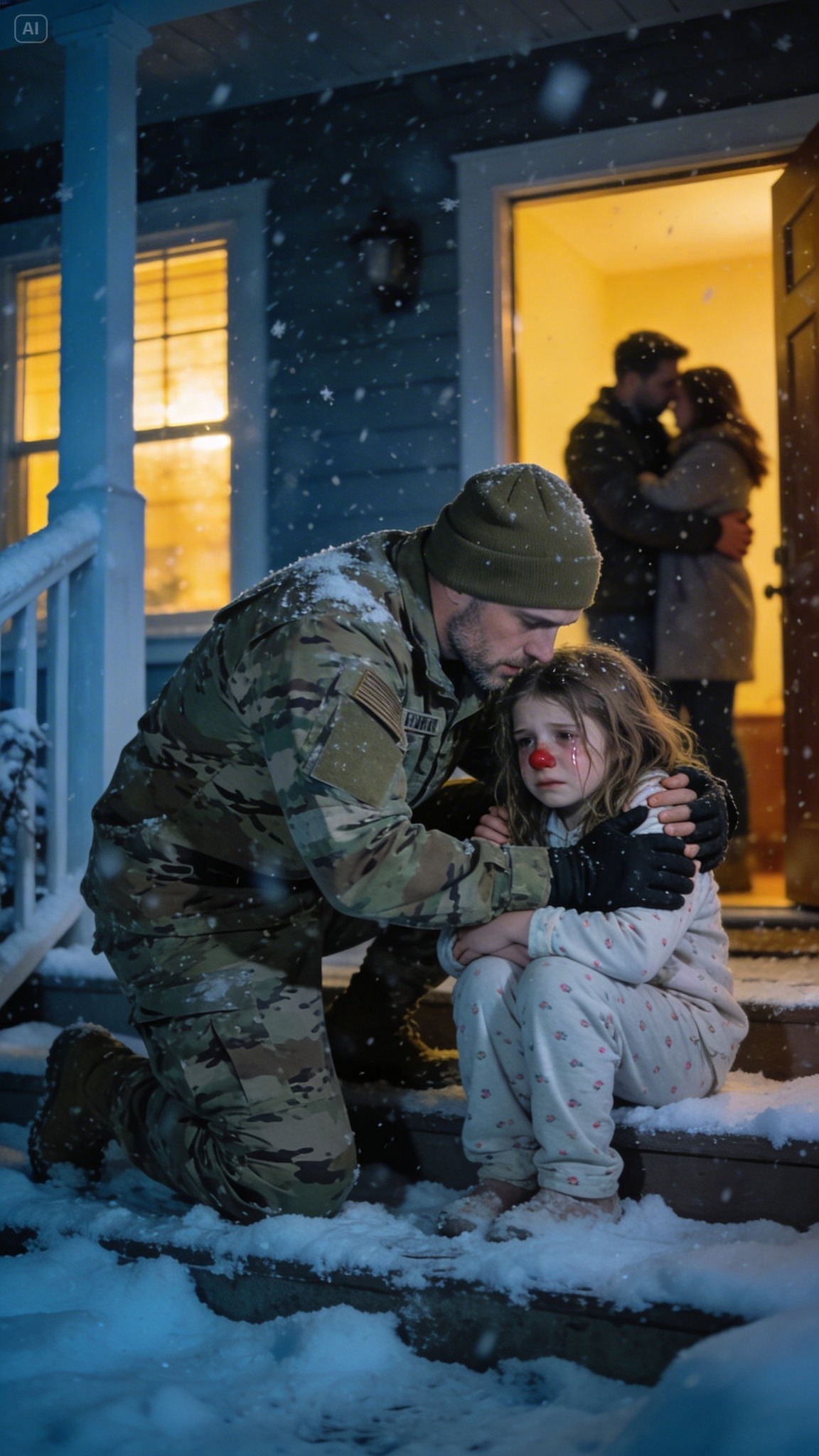 Jack a mély hóban vonszolta magát, pulzusa dübörgött a várakozástól. Kilenc hónap Kandahárban töltött idő után szentestekor ért haza bejelentés nélkül, és meglepte Elenát és lányukat, Lilyt.