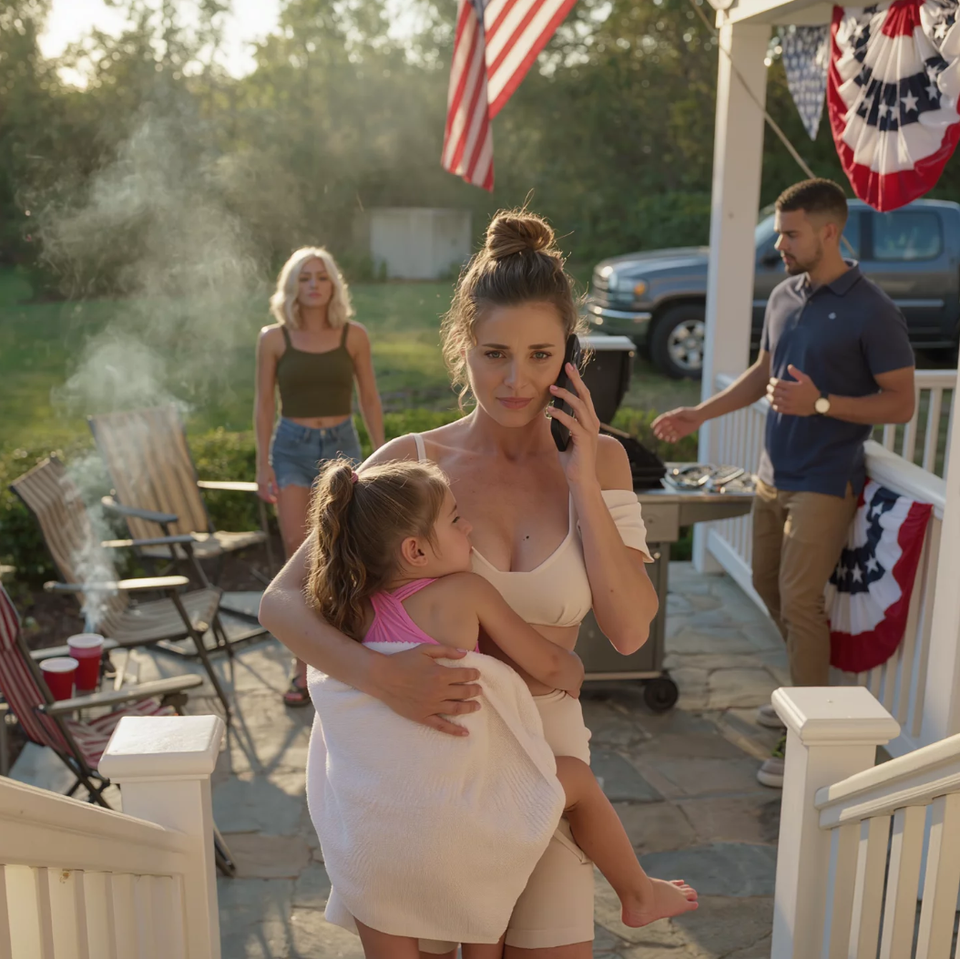 Egy családi grillezés alatt a nővérem új barátja folyton a hatéves lányomat bámulta, amitől kellemetlenül éreztem magam. Amikor megemlítettem a nővéremnek, jó erősen pofon vágott: „Csak féltékeny vagy, hogy találtam valakit!” Anya hozzátette: „Ne próbálj kitalálni semmit róla!” Apa egyetértett: „Mindig drámát csinálsz!” Később a lányomat egyedül sírva találtam a fürdőszobában. Amikor megkérdeztem, mi a baj, azt suttogta: „Csúnyán megérintett, és azt mondta, ne mondjam el senkinek, különben megbánt.” A bulin mindenki előtt azonnal szembeszálltam vele. Nevetett: „Hazudik – a gyerekek kitalálják a dolgokat, hogy felhívják magukra a figyelmet!” A nővérem erősen meglökött: „Hogy merészeled vádolni?” Apa megragadta a karomat, és megcsavarta: „Menj ki, és vidd magaddal a hazug gyerekedet!” Elmentem a lányommal, de azonnal hívtam a rendőrséget az autómból. Amikor a nyomozók ellenőrizték a telefonját és a számítógépét, amit felfedeztek…