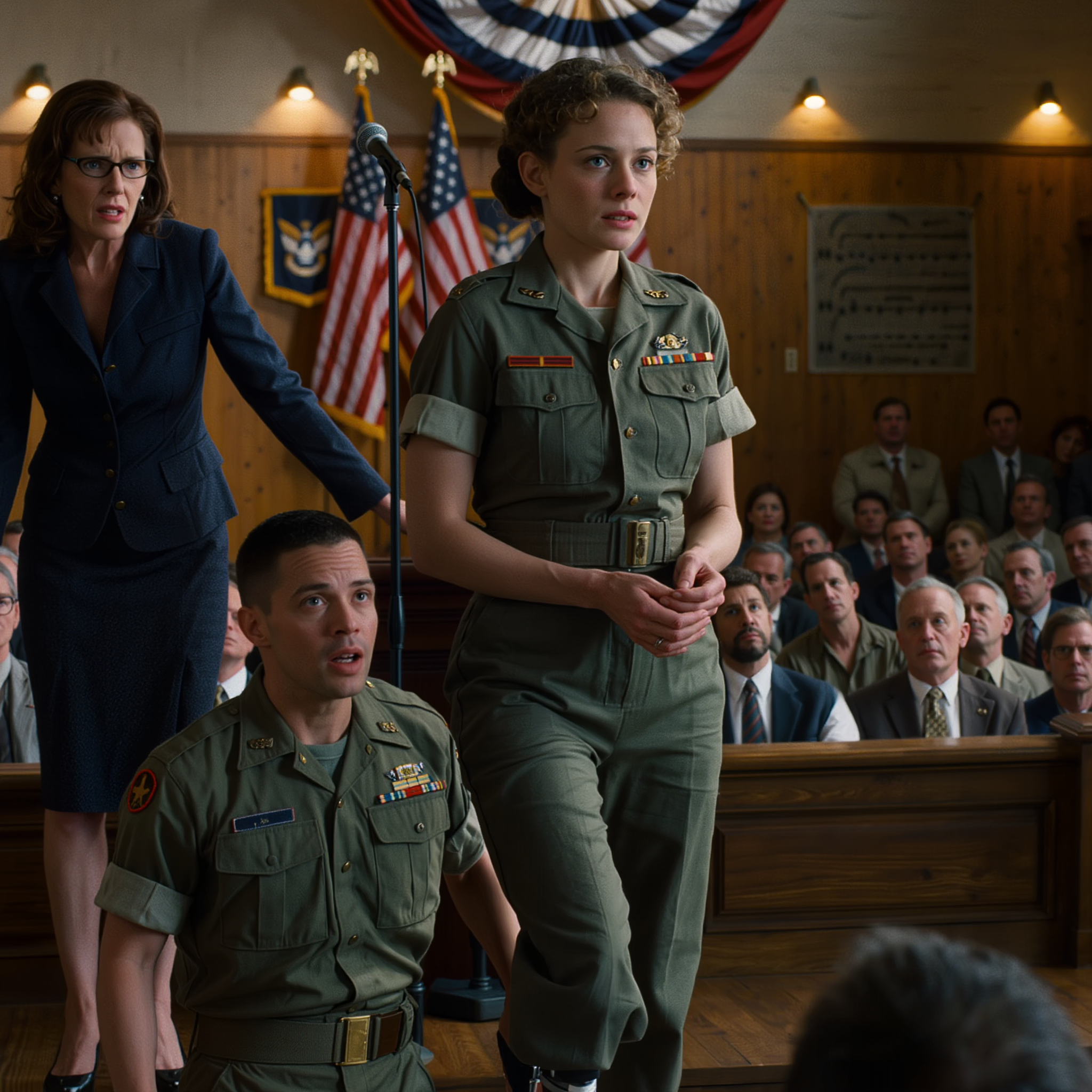 – Mindenkinek hazudott – mondta a mostohaanyám. A mostohaanyám azt mondta, hogy megbecstelenítettem az egyenruhát. Három katonát tartottam életben kilenc órán át egy romos tábori kórházban. Nyelvnyomókkal stabilizáltam a törött ujjaimat. Az egyik katona mindössze három méterre volt tőle, elég közel ahhoz, hogy minden szót halljon. Felállt, és protézissel a pódiumhoz lépett.