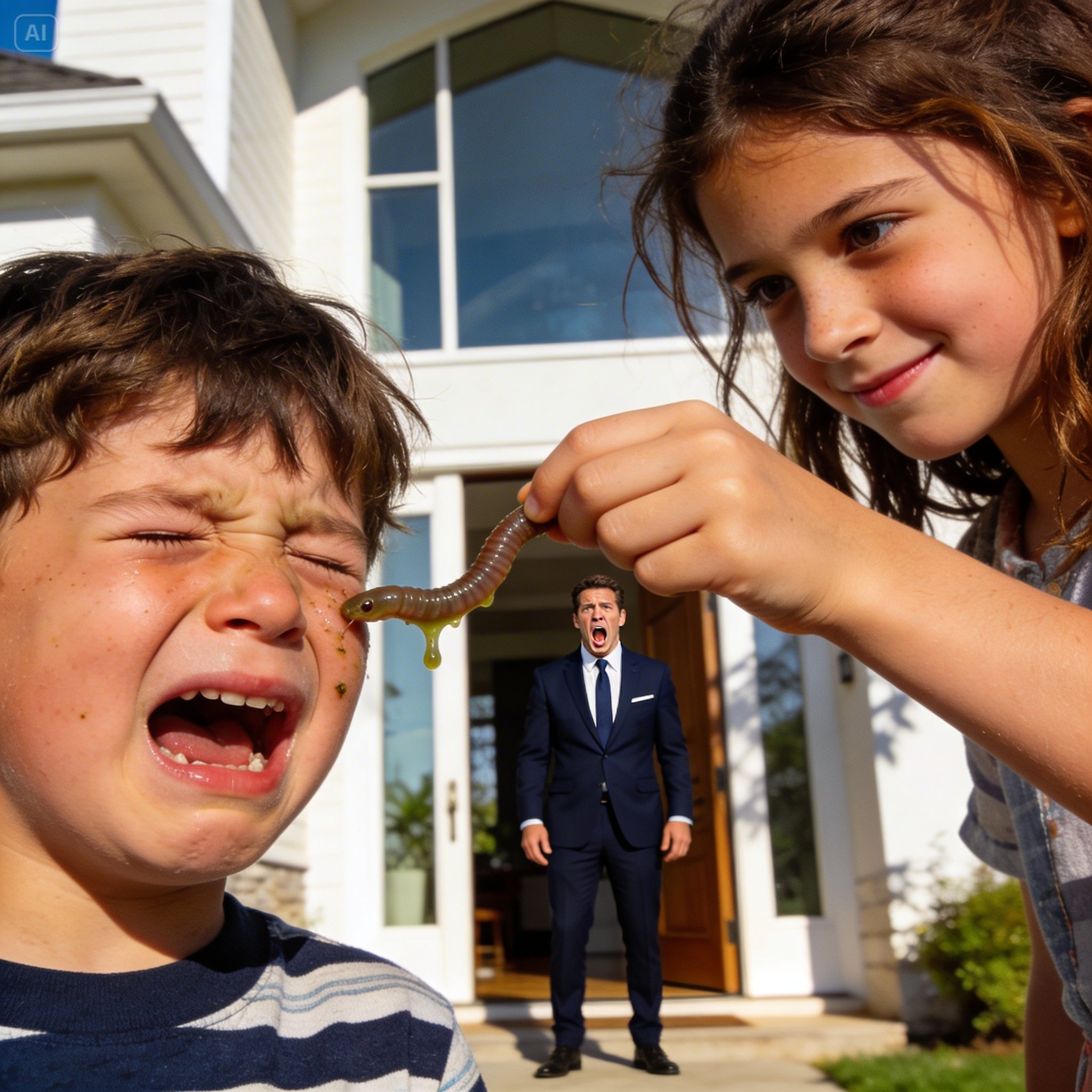 A MILLIOMOS FIA VAK VOLT… mígnem EGY KISLÁNY ki nem húzott valamit a szeméből, amit senki sem tudott volna elképzelni…