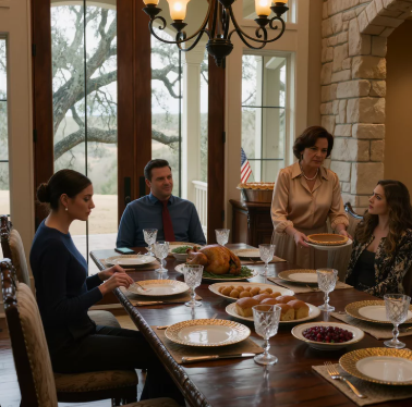 Hálaadáskor a férjem nevetett, amikor a családja egy átmeneti időszaknak nevezte az esti projektemet, és én majdnem hagytam, hogy ezt elhiggyék – egészen addig, amíg az apja rá nem pillantott a telefonjára, el nem csendült a pulyka felett, és az egész asztal lassan felém nem fordult.