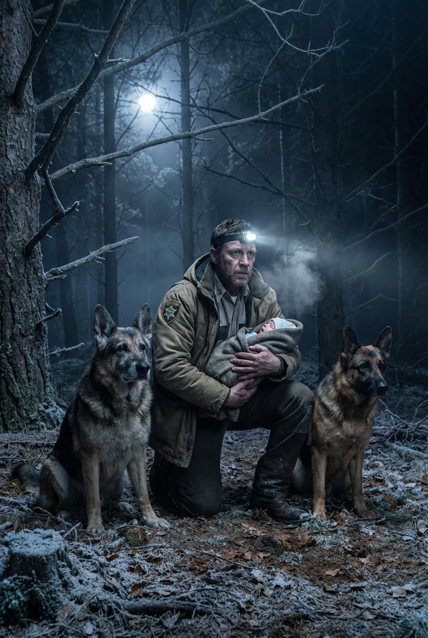 „Felfedeztem az újszülöttedet egy fa odvában, amint didereg – és a nyugdíjas K-9-esem úgy nézett a babára, mintha felismerte volna.” Azon az éjszakán az öreg rendőrkutya beváltotta utolsó ígéretét, megvédett egy gyermeket és újra egyesített egy szétesett családot.