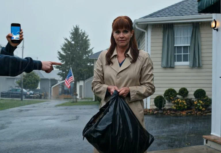 „MOST KI, VAGY HÍVOM A HATÓSÁGOKAT!” – sikította a lányom egy viharos délutánon, majd kihajította a ruháimat az esőbe. A vejem, aki mindig mellette állt, önelégült vigyorral, lazán filmezett mindent. Nyugodtan összeszedtem a holmimat, és elmosolyodtam. „Semmi gond.” Néhány órával később végre valaki kopogott az ajtón – de nem értem jöttek. Azért voltak ott, hogy foglalkozzanak azokkal az emberekkel, akik engedély nélkül költöztek be az otthonomba…