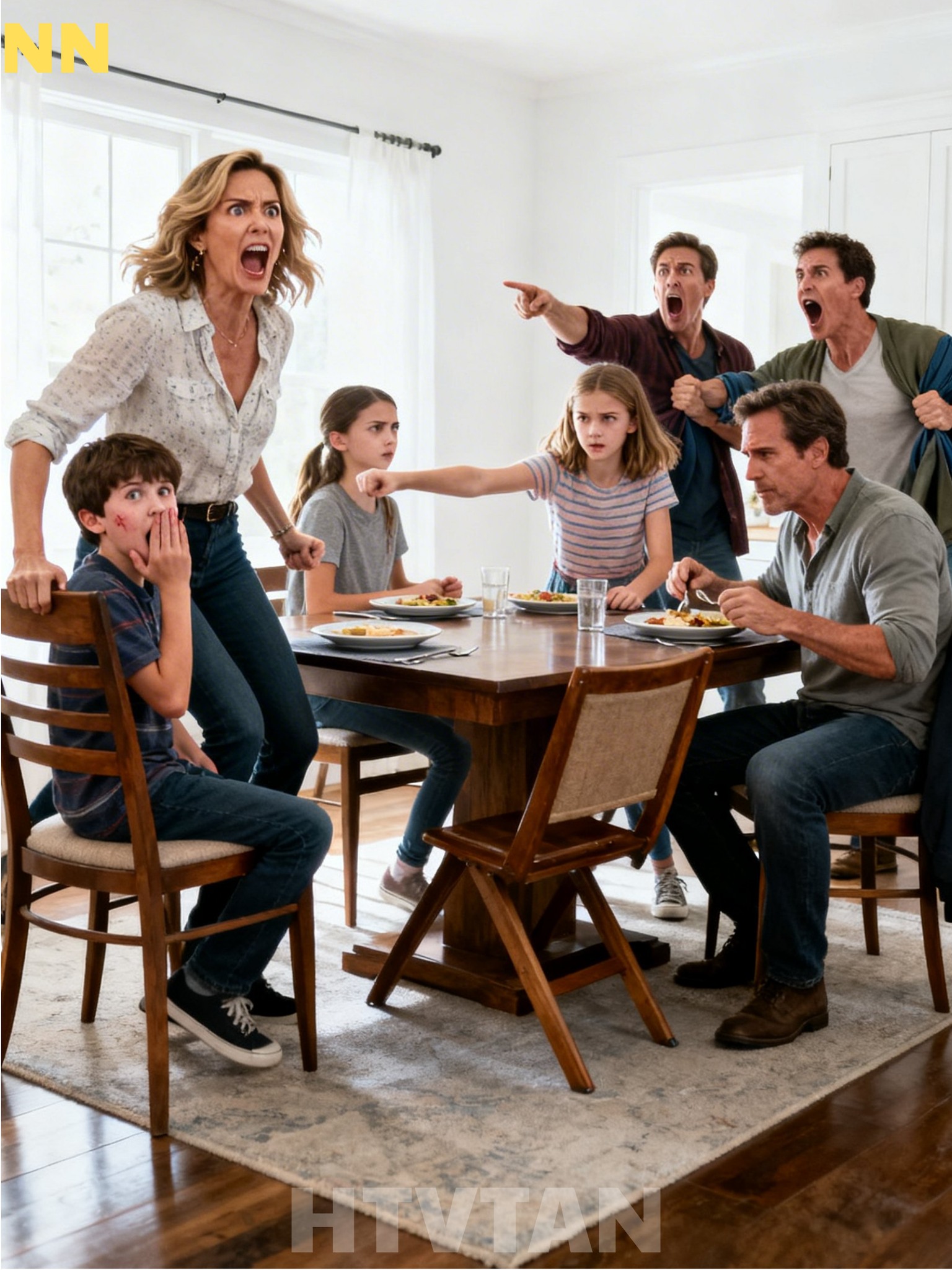 Az unokahúgom megütötte a fiamat vacsora közben, a bátyám meg csak evett tovább