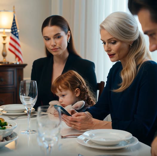 Egy családi vacsorán a sógornőm úgy megütötte a négyéves lányomat, hogy az sírva esett le a székről a földre. Az anyósom vigyorgott, és azt mondta: „Ezt érdemlik a kölykök!” Mindenki csak ült ott, evett, mintha mi sem történt volna. Az após hozzátette: „Vannak gyerekek, akiknek igazi fegyelmezésre van szükségük!” A férjem fel sem nézett a tányérjáról, hogy megnézze a saját lányát, amikor a lányom hangosabban sírni kezdett, a sógornőm keményen belerúgott az oldalába: „Fogd be azonnal!” Az unokahúgom az arcába köpött: „Ne drámázz ilyen sokat!” A sógorom nevetett: „Ezt már meg is kapta!” A lányom a földön zokogott, és az arcát fogta, miközben mindenki nevetett a fájdalmán. Én nem szóltam semmit, és semmire sem reagáltam, csak nyugodtan elővettem a telefonomat, és tárcsáztam egy számot. Tíz perccel később… a sógornőm arca elsápadt, és ami ezután történt, az az egész családot rémülettel töltötte el…