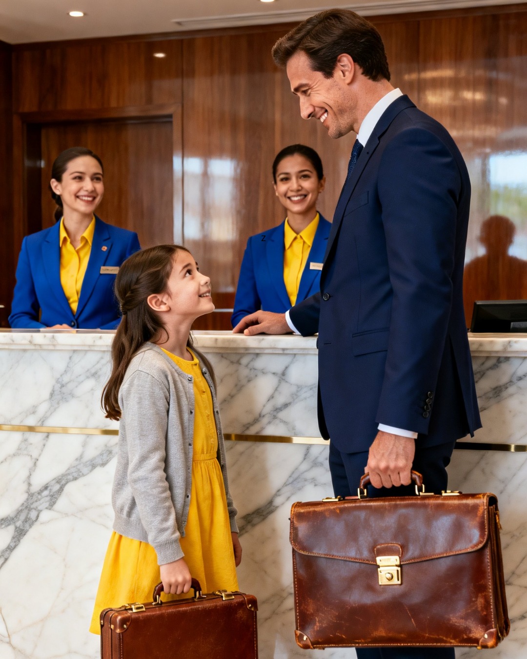 Amikor egy sárga ruhás kislány diszkréten belépett egy multinacionális vállalat központjába, és bejelentette, hogy az anyja helyett jött az interjúra, az egész terem mosolygott…