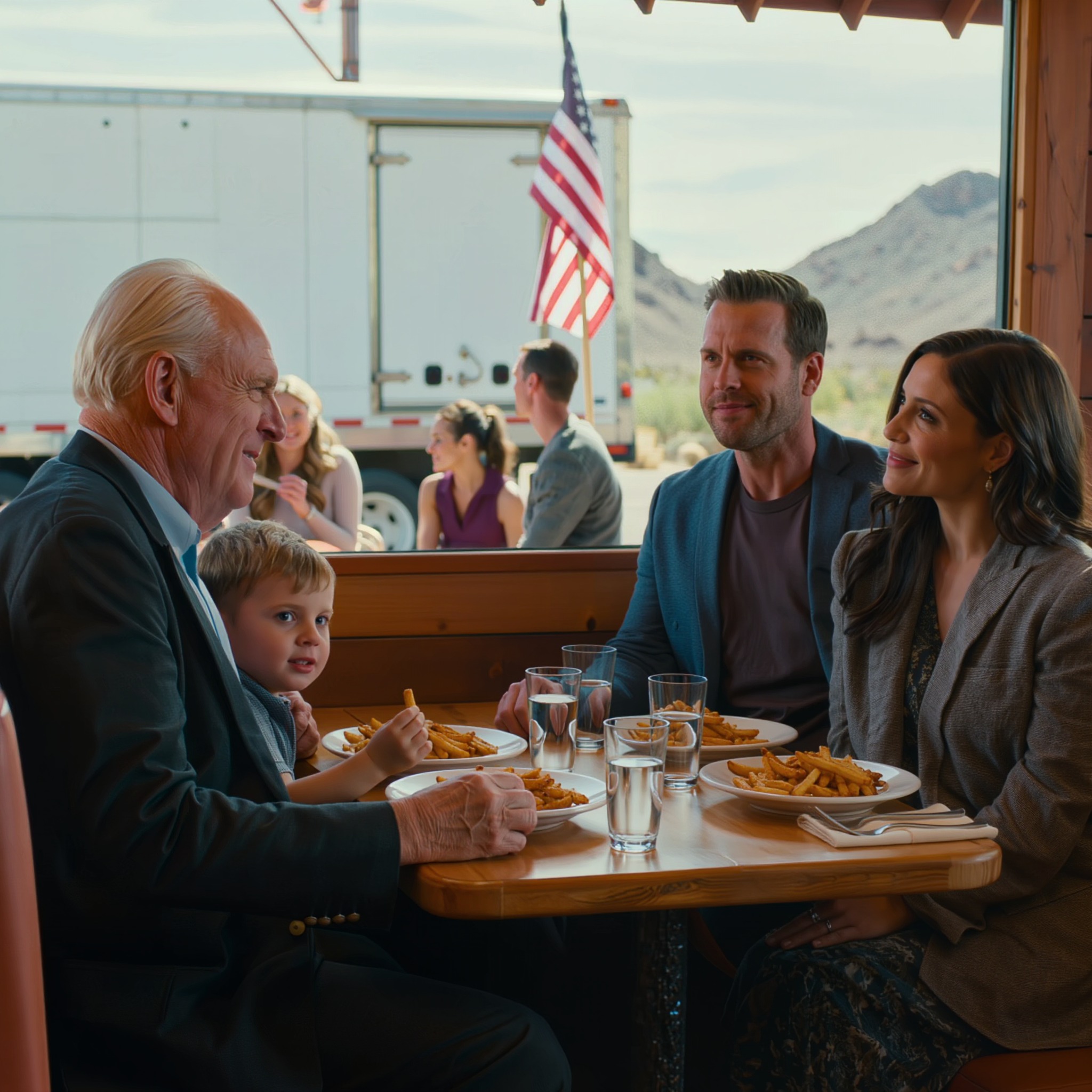 Miközben a lányom éttermében ebédeltem, a szomszédom felhívott és megkérdezte: “Miért van ott…”