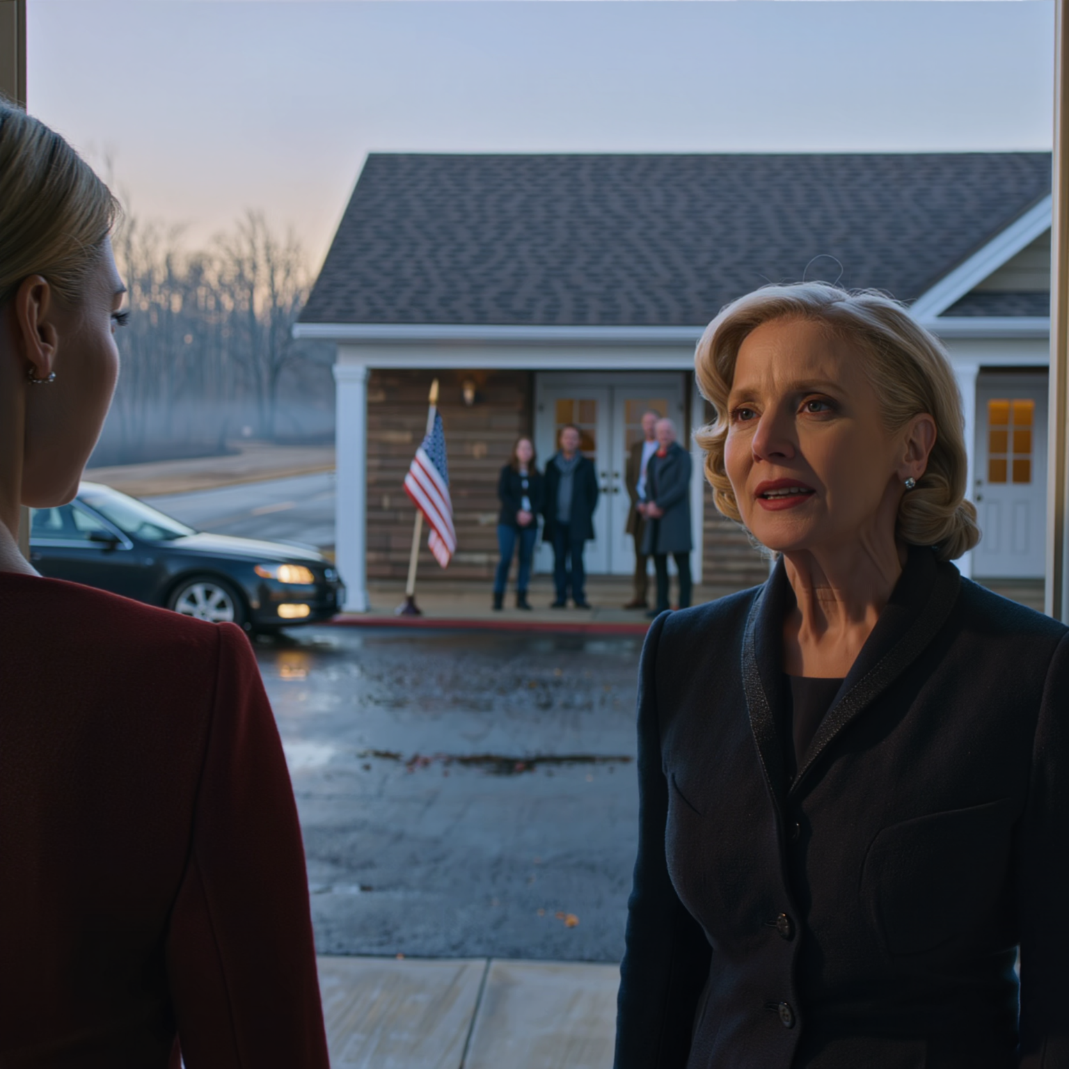 Egy téli reggelen a gazdag nagymamám meglátott engem és a hatéves lányomat a St. Bridges Családi Menedékhely előtt. Nyíltan megkérdezte: „Miért nem a Hawthorne utcai házadban laksz?” Ledermedtem. „Melyik házban?” Három nappal később megjelentem egy előkelő családi eseményen, és a szüleim elsápadtak, amikor meglátták a nagymamámat belépni egy idegennel és egy vastag dossziéval.