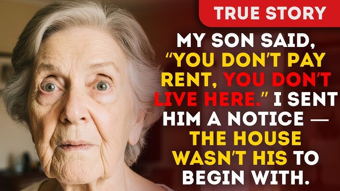 A fiam azt mondta: „Ha nem fizetsz lakbért, nem laksz itt.” Küldtem neki egy értesítést – a ház eleve nem az övé volt.