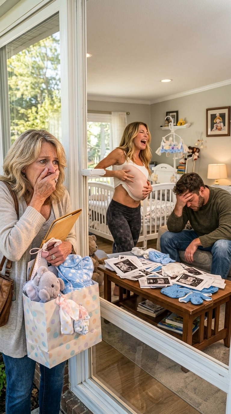 „Nagyszerű hangulatban tértem vissza a közjegyzőtől, és el akartam mondani a fiamnak a jó hírt. Ajándékokat vittem nekik a leendő unokámnak. De a nyitott ablakon keresztül láttam, hogy a menyem leveszi a hasát, és azt mondja a fiamnak…”